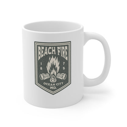 Beach Fire Ceramic Mug