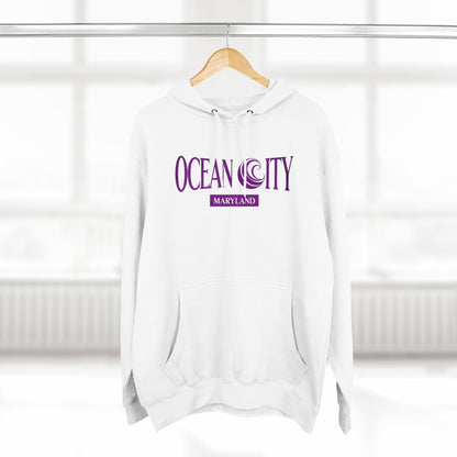 Ocean City Wave | Unisex Premium Pullover Hoodie | Ocean city Maryland